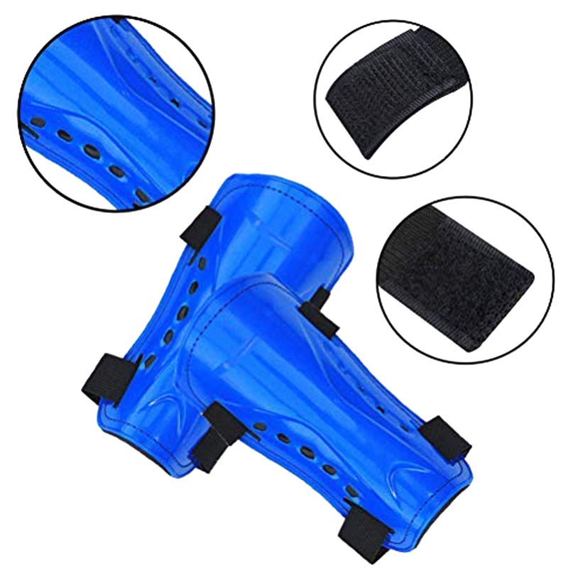 Haploon 2 Pair Soccer Shin Guards and Socks Football Shin Pads Protector Calf Knee Protective Gear for 5-10 Old Kids, Teenagers, Boys, Girls, with 2 Pair Long Sleeve Soccer Socks - Image 4